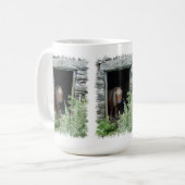 PFERDE KAFFEETASSE (Vorderseite Links)