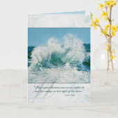 Pferde kämpfen auf See - Inspirationskarte Karte (Gelbe Blume)