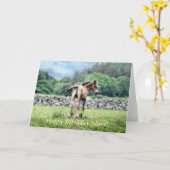 PFERDE KARTE (Gelbe Blume)