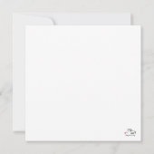 Pferde Karte, Pferdebild Aquiarell, Grusskarte (Rückseite)