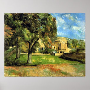 Pferde-Kastanien-Bäume - Paul Cezanne - c1890 Poster