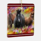 Pferde Keramik Ornament (Rechts)