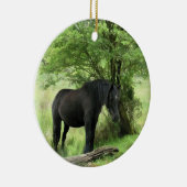 PFERDE KERAMIK ORNAMENT (Rechts)