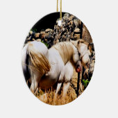 PFERDE KERAMIK ORNAMENT (Rechts)