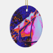 PFERDE KERAMIK ORNAMENT (Rechts)