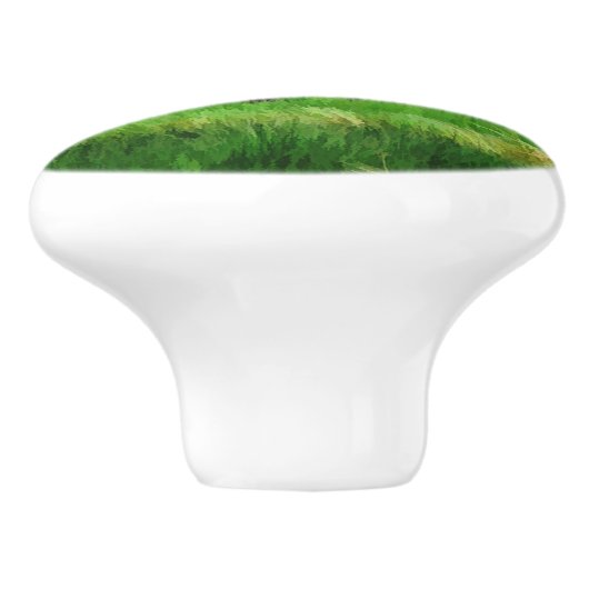 PFERDE KERAMIKKNAUF (Seitenansicht)