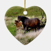 PFERDE KERAMIKORNAMENT (Hinten)