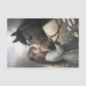 Pferde Kiss Decoupage Seidenpapier (Vorderseite)