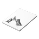 Pferde Kisses Notizblock (Rotiert)