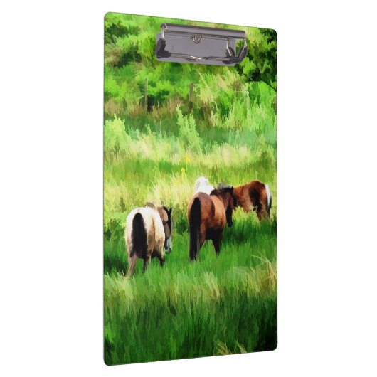 PFERDE KLEMMBRETT (Rechts)