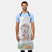 Pferde Kochschürtze Osterbild Pferd und Hase Schürze (Getragen)