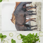 PFERDE KÜCHENTUCH (Gefaltet)