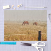 Pferde Land Rustikale Entdeckung Seidenpapier (Handwerk)