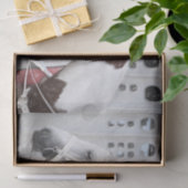 Pferde Land Rustikaler Weißbrauner Western Seidenpapier (Geschenk)