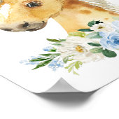 Pferde, Landtiere, Blüten, Kinderzimmer für Junge Poster (Ecke)
