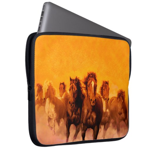 Pferde - Laptop-Hülse Laptopschutzhülle (Vorne Rechts)