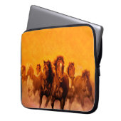 Pferde - Laptop-Hülse Laptopschutzhülle (Vorderseite Links)