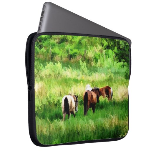 PFERDE LAPTOPSCHUTZHÜLLE (Vorne Rechts)