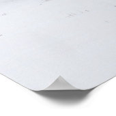 Pferde laufen im Schnee Poster (Ecke)