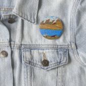 Pferde laufen in den Bergen Button (Beispiel)