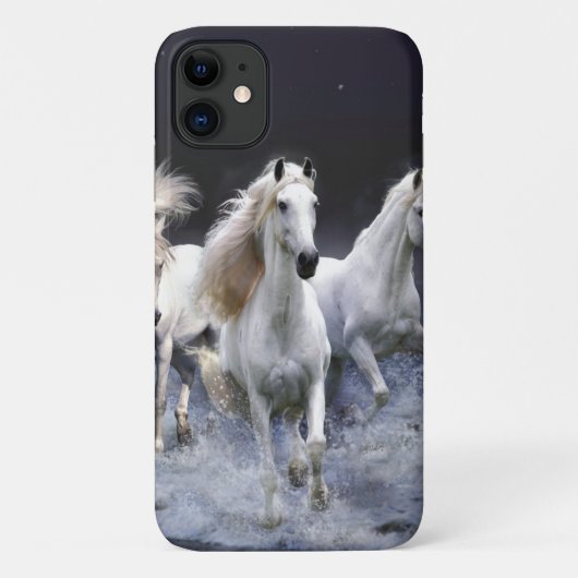 Pferde laufen Kissen Case-Mate iPhone Hülle (Rückseite)