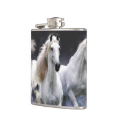 Pferde laufen Kissen Flachmann (Links)