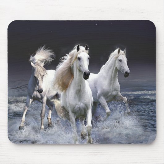 Pferde laufen Kissen Mousepad (Vorne)