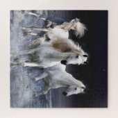 Pferde laufen Kissen Puzzle (Horizontal)