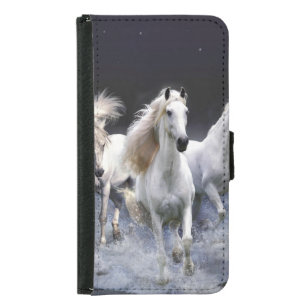 Pferde laufen Kissen Geldbeutel Hülle Für Das Samsung Galaxy S5