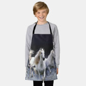 Pferde laufen Kissen Schürze (Getragen)