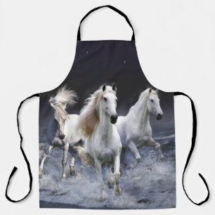 Pferde laufen Kissen Schürze