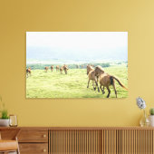 Pferde laufen leinwanddruck (Insitu (Wohnzimmer))