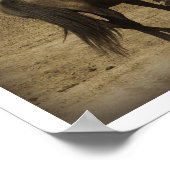 Pferde laufen poster (Ecke)