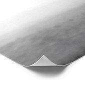 Pferde laufen schwarz-weiß schöne Landschaft Poster (Ecke)