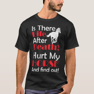 Pferde Leben nach dem Tod Western und Alusian T-Shirt