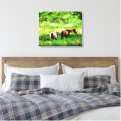 PFERDE LEINWANDDRUCK (Insitu (Schlafzimmer))