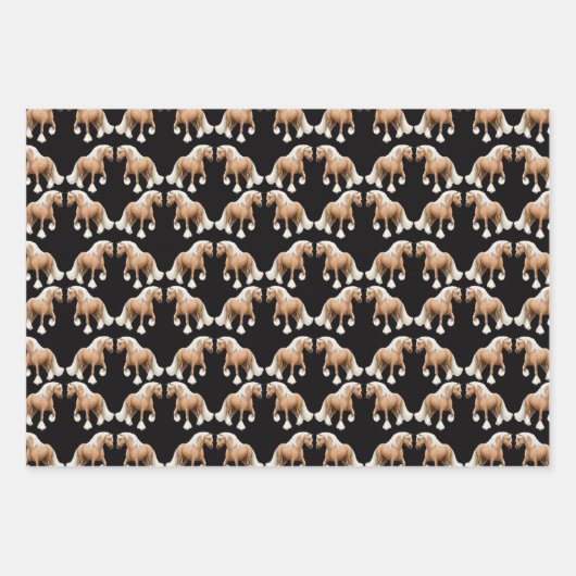 Pferde-Liebe Geschenkpapier Set (Vorderseite 3)