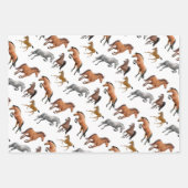 Pferde-Liebe Geschenkpapier Set (Vorderseite)