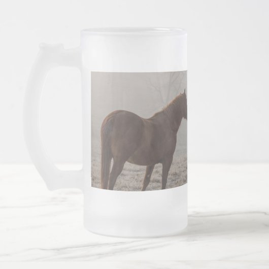 Pferde Liebe Mattierte Tasse (Links)