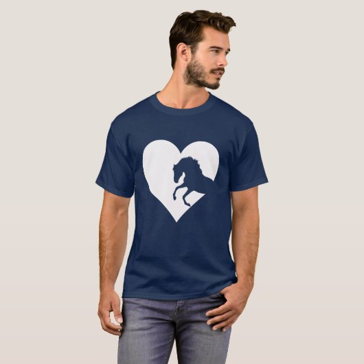 Pferde Lover Horse Herzlich willkommen im Cristall T-Shirt (Vorne ganz)