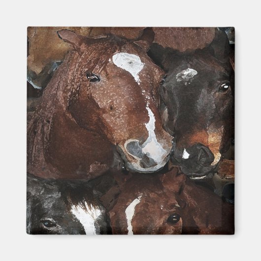 Pferde Magnet (Vorne)