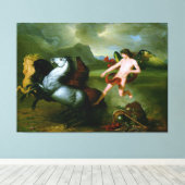 Pferde Mars Kunstschätze Leinwand drucksvoll (Insitu (Holzboden))