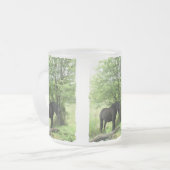 PFERDE MATTGLASTASSE (Vorderseite Links)