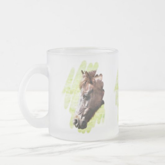 PFERDE MATTGLASTASSE (Links)