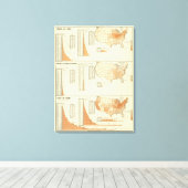 Pferde, Maultiere, Esel, Schafe Leinwanddruck (Insitu (Holzboden))