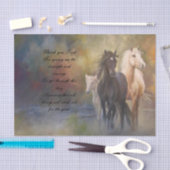 Pferde mit einem gebet-dekutanen Gewebepapier Seidenpapier (Handwerk)