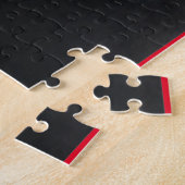 Pferde mit Hasen des Weihnachtsmanns Puzzle (Seite)