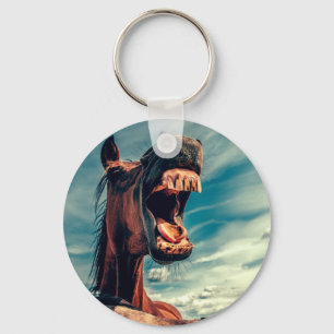 Pferde-Mund-Zähne Neigh Wild Horse Animal Schlüsselanhänger