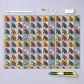 Pferde Muster kreative Kunsthandwerk Wrapping Reit Seidenpapier (Handwerk)