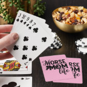Pferde-Mutter-Leben Spielkarten (In Situ)
